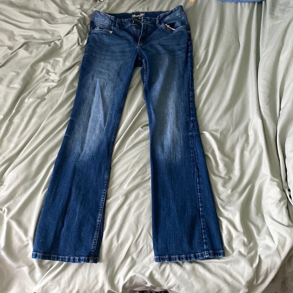 Wrangler boot cut, jeans, size 9x34